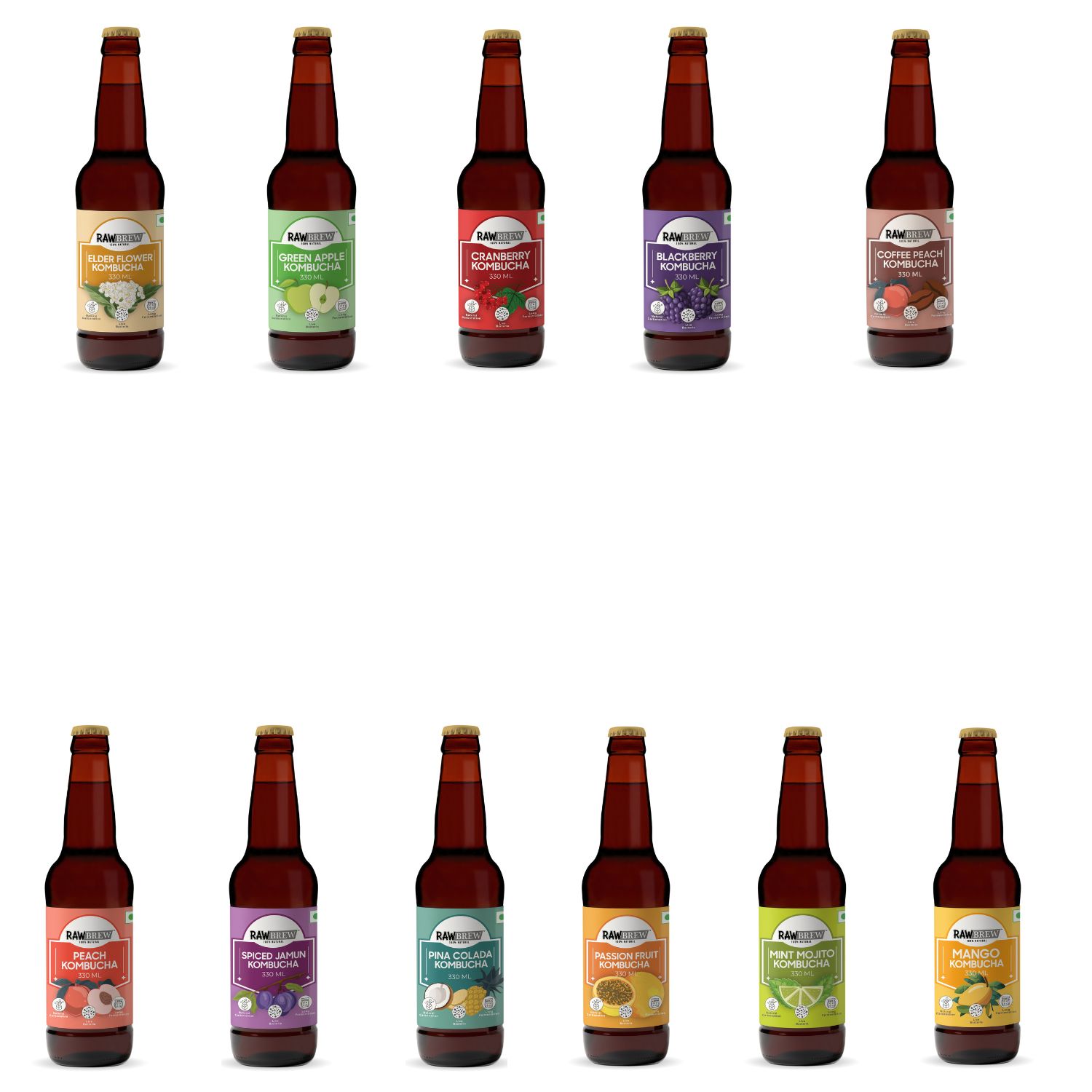 RawBrew Kombucha | Choose your Flavours product image