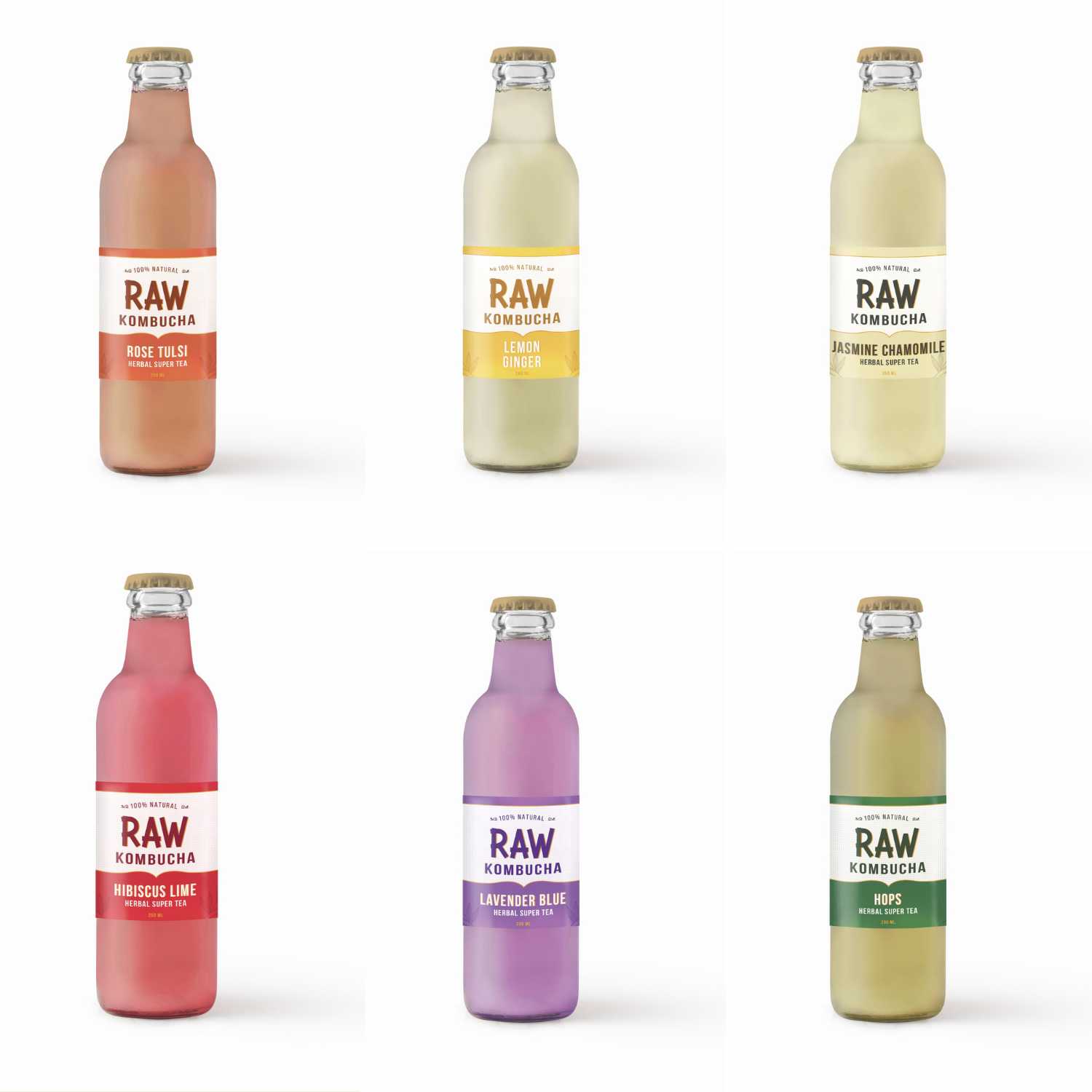 Herbal Super Tea Kombucha - Fixed Assorted Pack product image