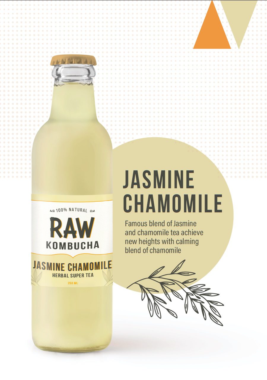 Jasmine Chamomile Herbal Super Tea Kombucha product image