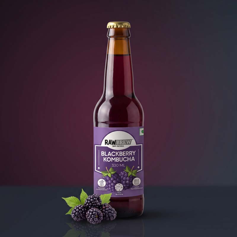 RawBrew Kombucha Blackberry product image