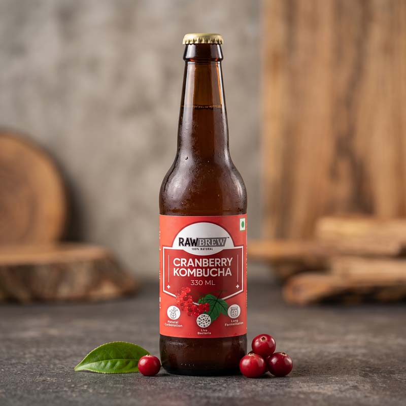RawBrew Kombucha Cranberry product image