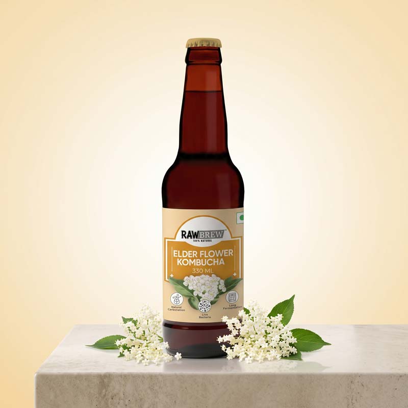 RawBrew Kombucha Elderflower product image