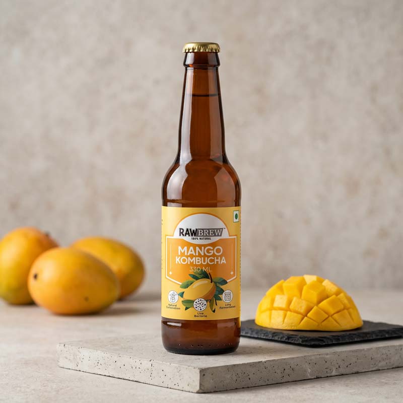 RawBrew Kombucha Mango product image