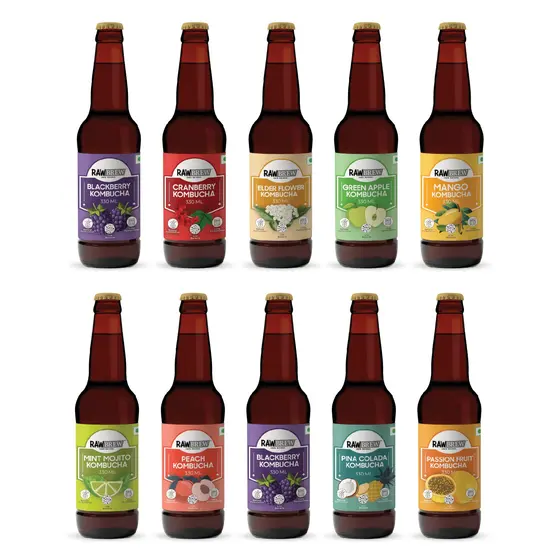 RawBrew Kombucha - Fixed Assorted Pack product image