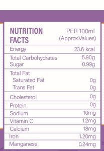 Lavender Blue Herbal Super Tea Kombucha (250ml) - Image 3