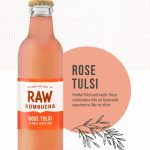 Rose Tulsi Herbal Super Tea Kombucha (250ml)