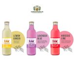 Raw Kombucha - Lemon Ginger, Lavender Blue, Hibiscus Lime