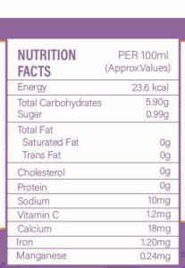 Lavender Blue Herbal Super Tea Kombucha (250ml) - Image 3