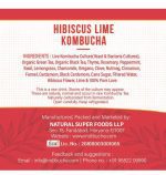 Hibiscus Lime Herbal Super Tea Kombucha (250ml) - Image 3