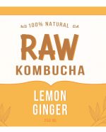 Lemon Ginger & Mint Herbal Super Tea Kombucha (250ml) - Image 4