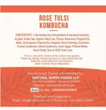 Rose Tulsi Herbal Super Tea Kombucha (250ml) - Image 5