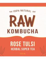 Rose Tulsi Herbal Super Tea Kombucha (250ml) - Image 4